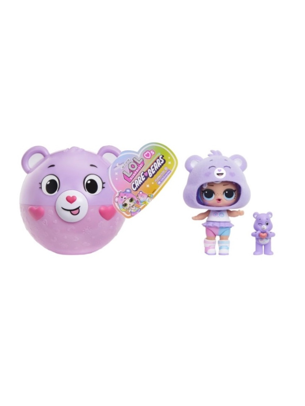 NWT. LOL SURPRISE X CARE BEARS Surprise Tots